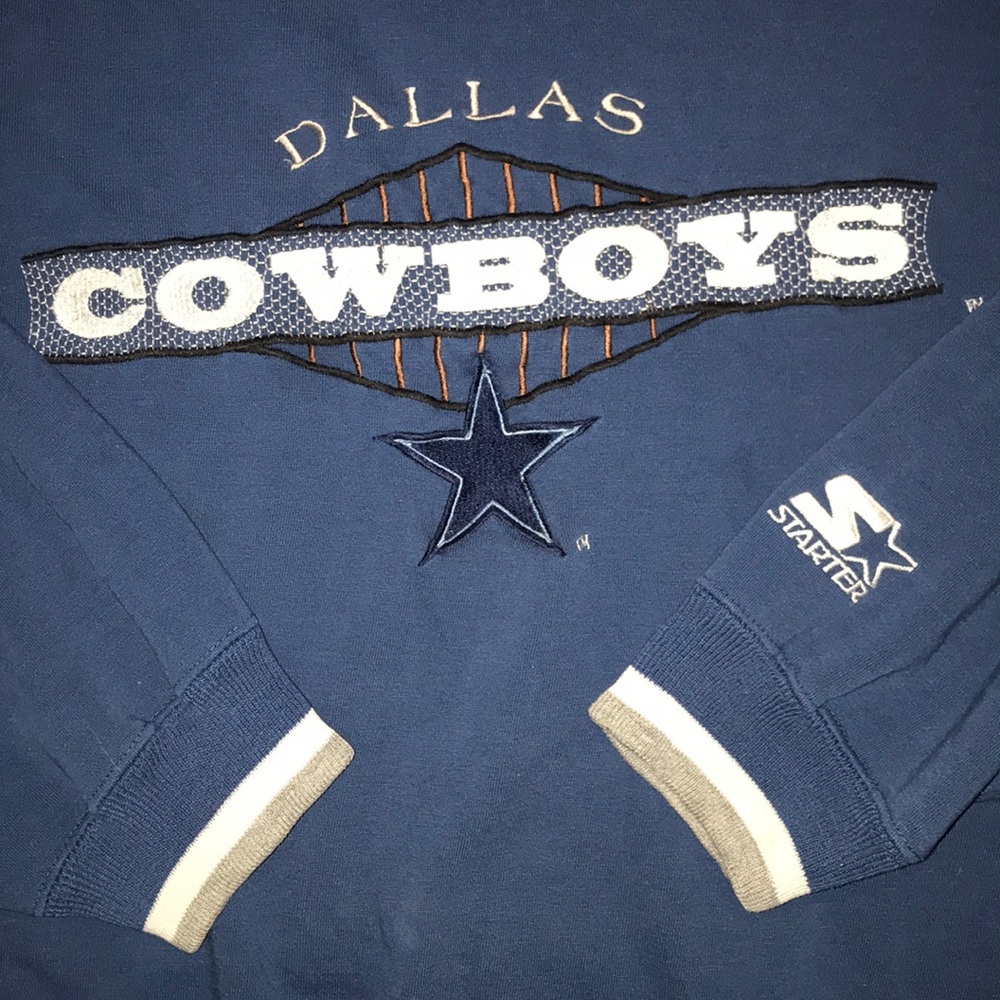 🏈⭐️Vintage STARTER Dallas Cowboys Crewneck🔥🔥